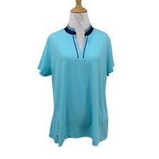 EP Pro Polo Shirt Women XL Extra Large Aqua N...