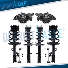 Front Steering Knuckles Hubs Sway Bars Rear Struts Coil Spring for Toyota Avalon