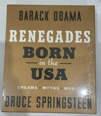 Renegades Born in the USA Barack Obama Bruce Springsteen Deluxe Signed Edition