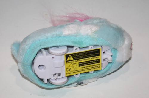 Zhu Zhu Pets Merritt 4" Hamster Toy Sounds No Movements Blue Pink Furry Plush - Picture 7 of 15