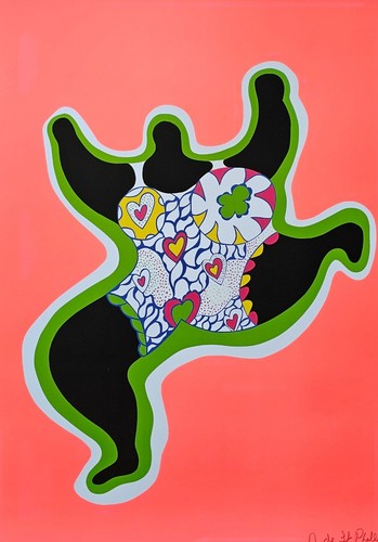 Niki De Heiliger Phalle Springender Nana Lebhaft Hochwertig Original Ausstellung - Bild 3 von 7