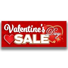 Valentines Day Sale Vinyl Banner with Optional Sizes Made in the USA 