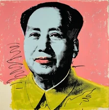 ANDY WARHOL Pop Art Poster or Rolled Canvas Print "MAO" Version "I"