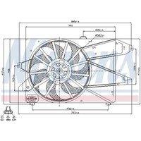 LüFter MotorküHlung Passend FüR Ford Mondeo III Turnier BWY B5Y B4Y