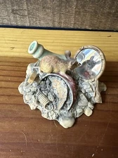 Lowell Davis "Love At First Sight" Signed Schmid Handmade 1984 Rat Sees Self