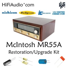 McIntosh MR55a tuner restoration recap repair service rebuild kit capacitor