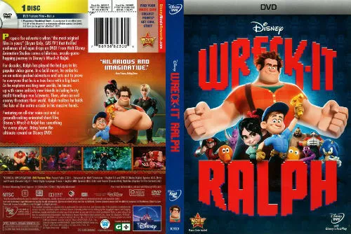 Walt Disney Pixar s Wreck It Ralph DVD COMPLETE Kids Family