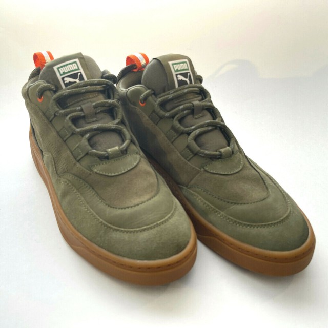 cali zero demi army green sneakers