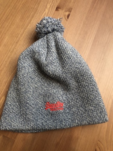 Superdry Logo Beanie Grey | eBay