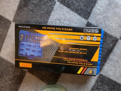 34-tlg. E-Torx Steckschlüsselsatz