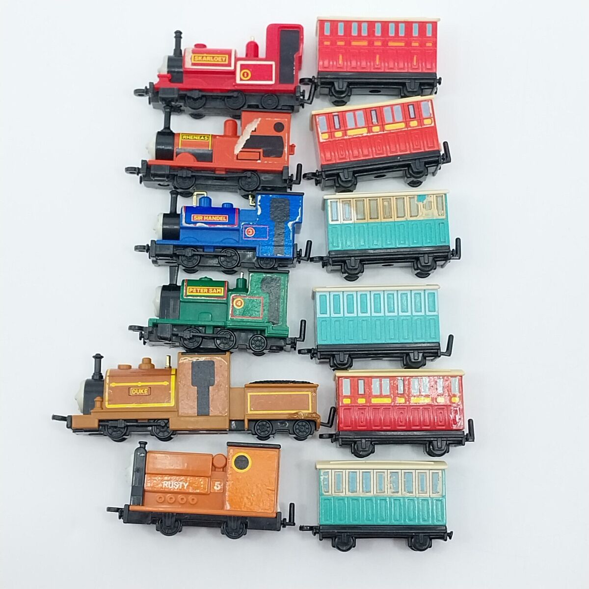 Nakayoshi Thomas Series Narrow Gauge Set of 12 Pcs BANDAI Nakayoshi Thomas Series Narrow Gauge Set of 12 Pcs BANDAI