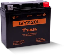 Yuasa GYZ20L High Performance Maintenance Free AGM 12 Volt Battery