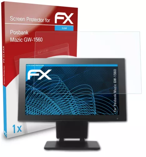 atFoliX Screen Protection Film for Posbank Mazic GW-1560 Screen Protector clear