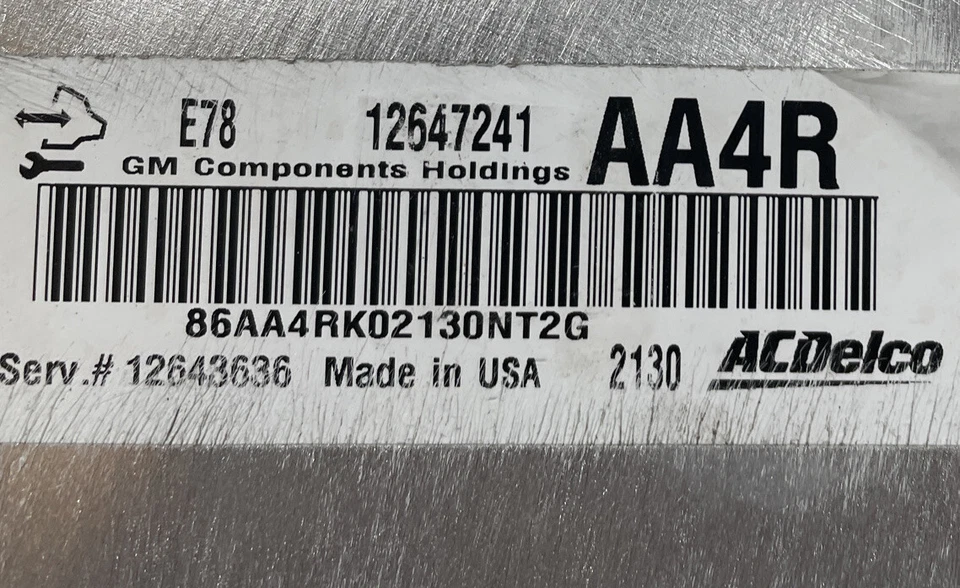 Chevrolet Cruze 2012 1,8 L ECM PCM módulo de control del motor | 12643636 Foto 3 de 4