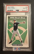 1993 Topps #98 Derek Jeter Yankees RC Rookie HOF PSA 10 GEM MINT Newly Graded