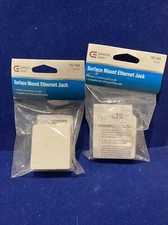 Surface Mount Ethernet Jack, White - BOX OF 2