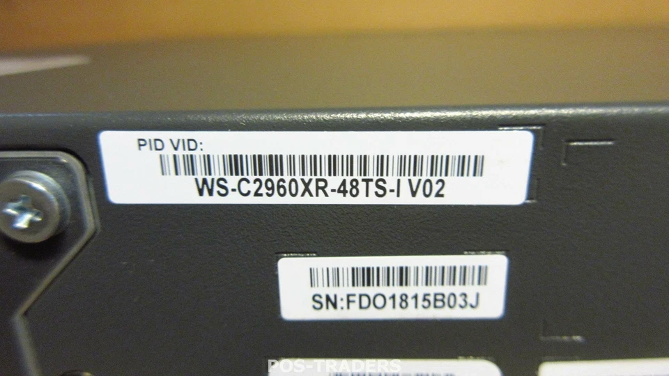Cisco WS-C2960XR-48TS-I V02 48x Gigabit  4 SFP Port Switch INCL 1X 2960X-STACK - Image 2 of 4