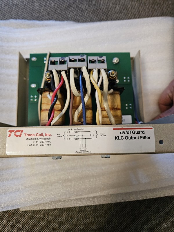TCI KLR Series Line Reactor klcul2a & KLC Output Filter Industrial PLC