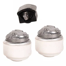 3Pcs Fits Mercedes Benz 1998-2011 Hydraulic Engine & Transmission Mount Set