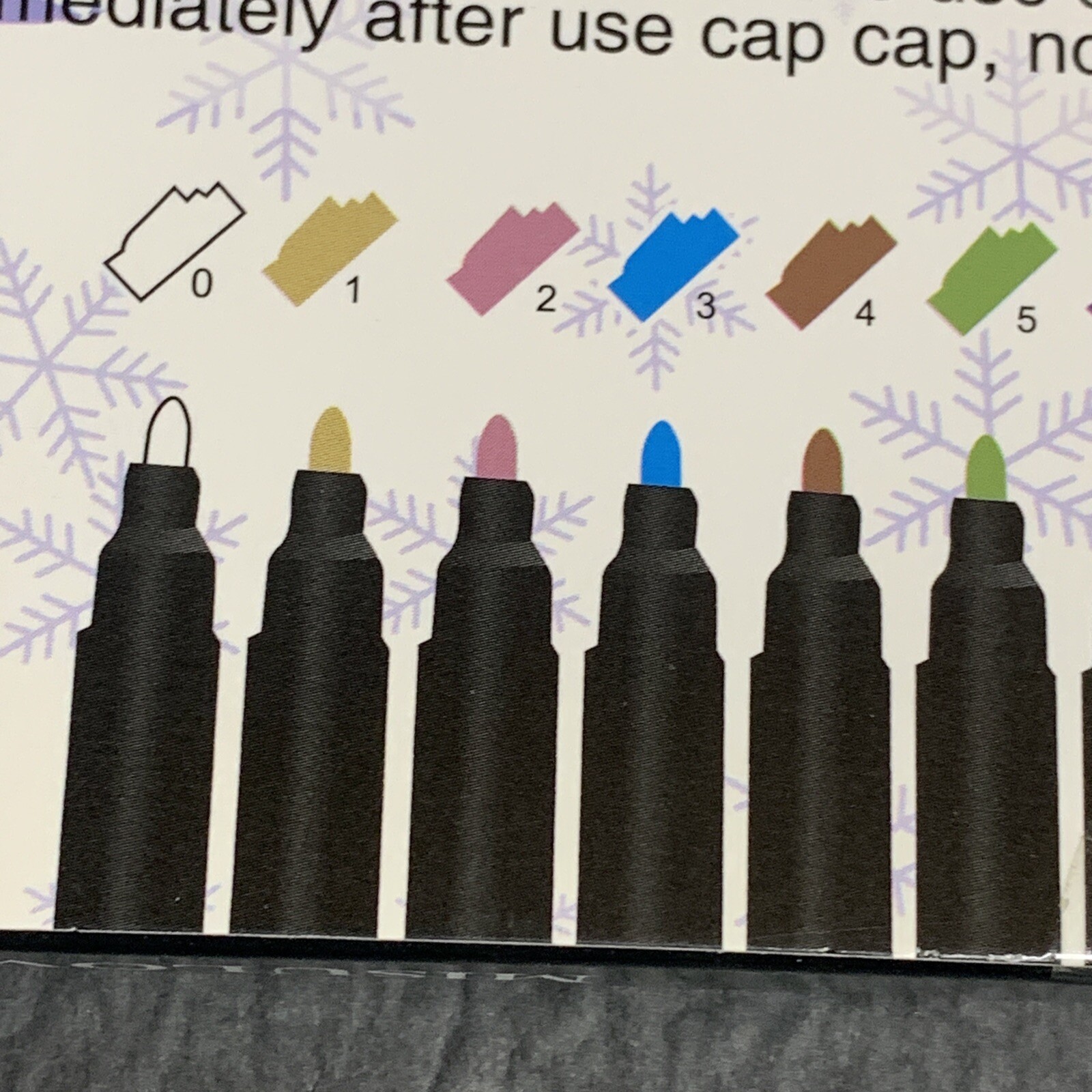 MISULOVE Metallic Marker Pens Set of 10 Colors Paint Markers for Black