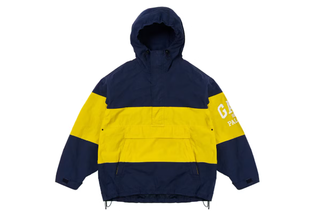 Palace Gap Windbreaker in Navy & Yellow Retro NWT SS24 Mens Size