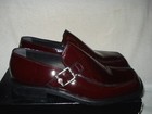 100% AUTHENTIC NEW MEN VERSACE PATENT RED LEATHER LOAFERS/DRIVERS US 9 — photo 4