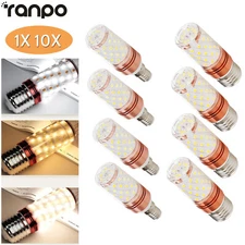 1X 10X Led Corn Light Bulb E14 White E27 16W 20W Tricolor Color Changing Ac 110V
