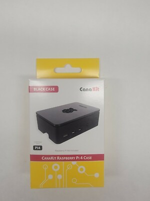 CanaKit - Premium Case for Raspberry Pi 4 - Black NEW