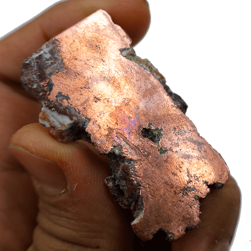 45,3 g lastra di cristallo lucido minerale di rame nativo naturale dal Michigan, USA ~ 51,8 MM - Foto 6 di 12