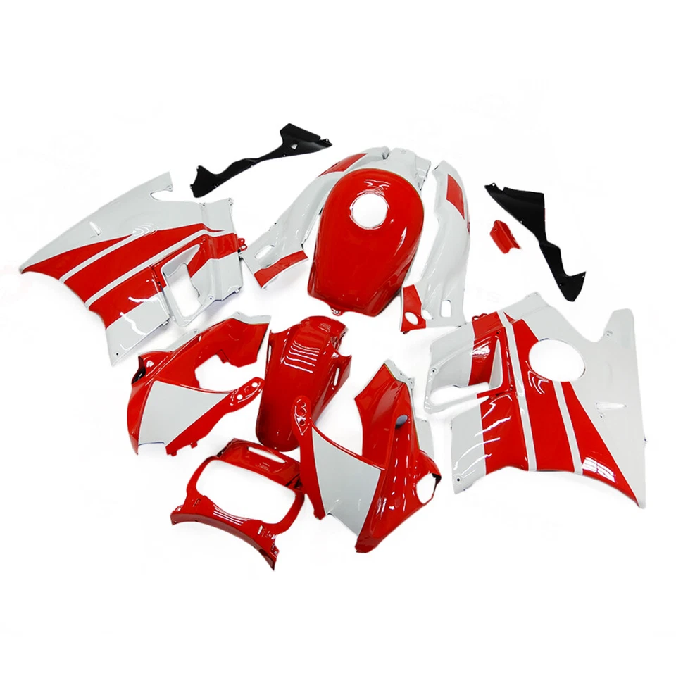 Fairings for Honda CBR600F2 1991 1992 1993 1994 F2 91 92 94 Bodywork - Red White Foto 2 de 4