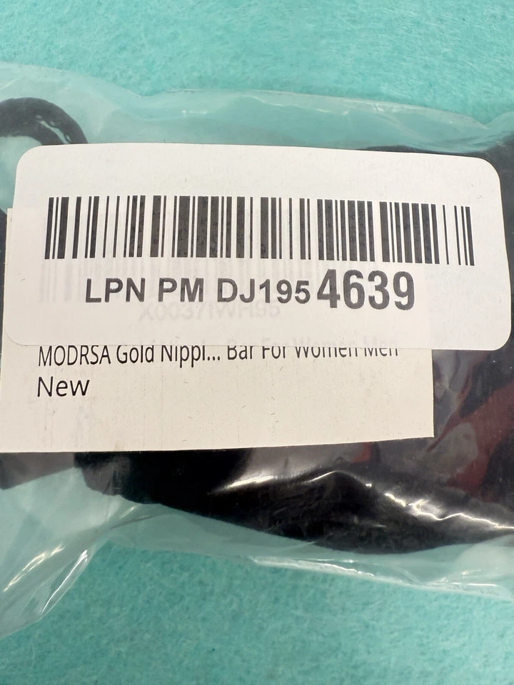 Gold Plated Straight Barbell Nipple Tongue Rings Surgical Steel Bar 3 Pair - Image 3 of 4