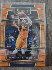 2021-22 Panini Select FOTL Orange Pulsar Prizm Donovan Mitchell #D/ 15 Rare SP