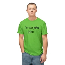 I'm So Julia Crossed Out John Summit T-shirt Charli XCX Brat Summer Tee Shirt