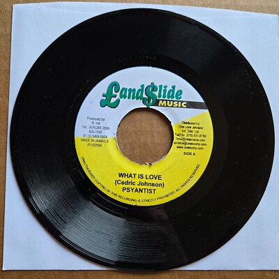 PSYANTIST What Is Love/Yahoo Riddim REGGAE 45 7'' Record Vinyl Jamaica