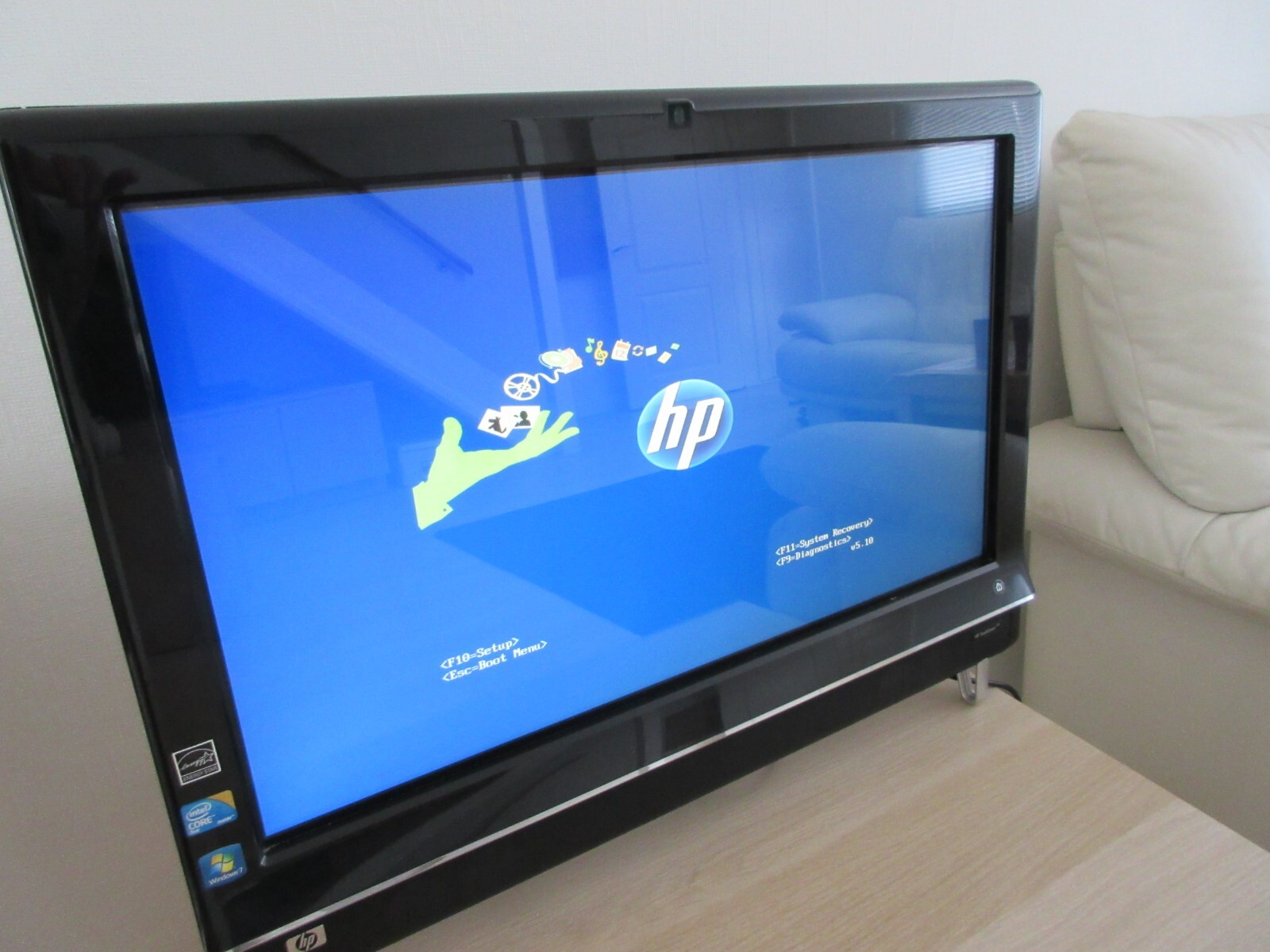 HP Touchsmart 600 23" Desktop PC DVD TV Spares or Repair Not Tested eBay