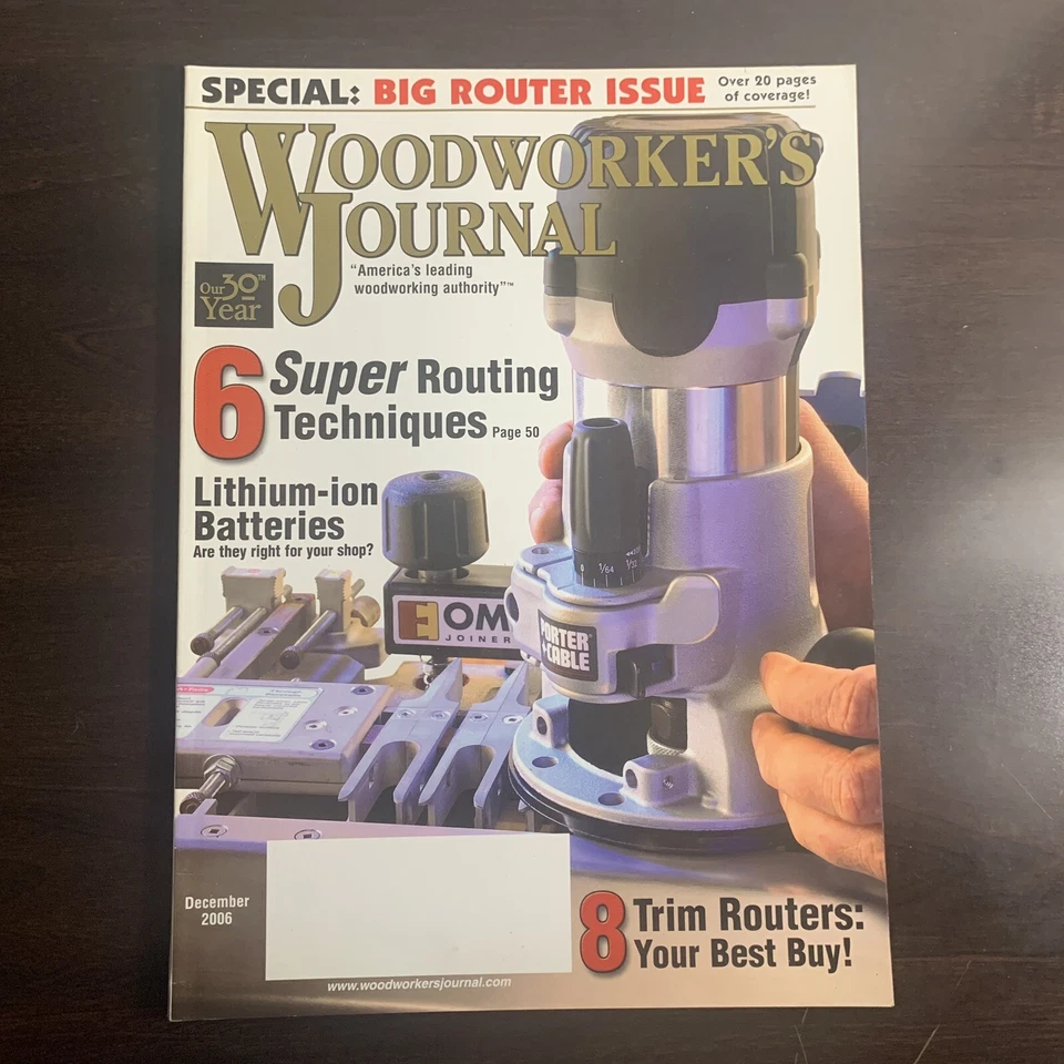 Vintage Woodworker’s Journal December 2006 6 Super Routing Techniques - Image 3 of 4