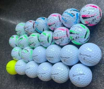 24 TaylorMade Speedsoft INK Soft Response Golfbälle Pearl Mint A Klasse 21.4.26