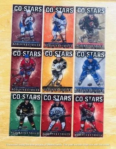 2025-26 UPPER DECK TIM HORTONS CO STARS 9 CARDS SET
