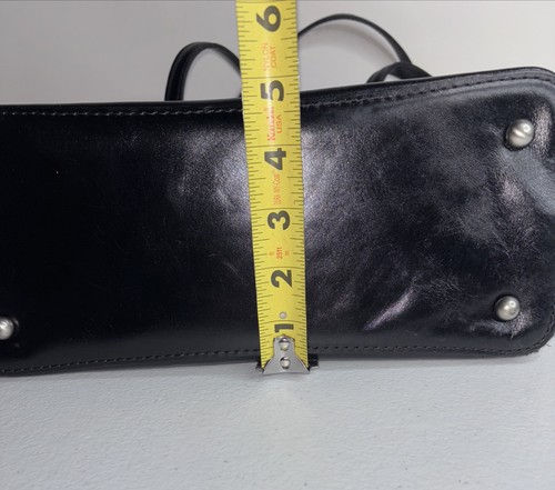 Patricia Nash Verzi 100% Leder Tasche mit abnehmbarem Umhängegurt schwarz - Bild 13 von 16