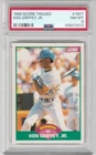 1989-Score Traded Ken Griffey Jr Rookie Card PSA8