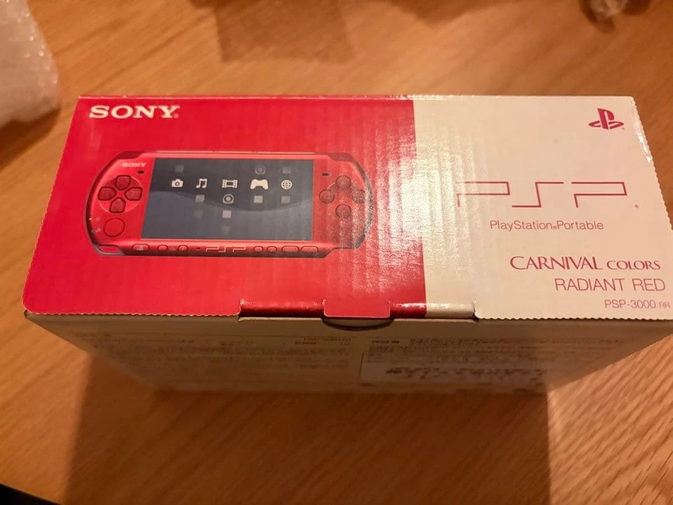 NEW Sony PSP-3000 Radiant Red Console Boxed Unused - Image 4 of 4