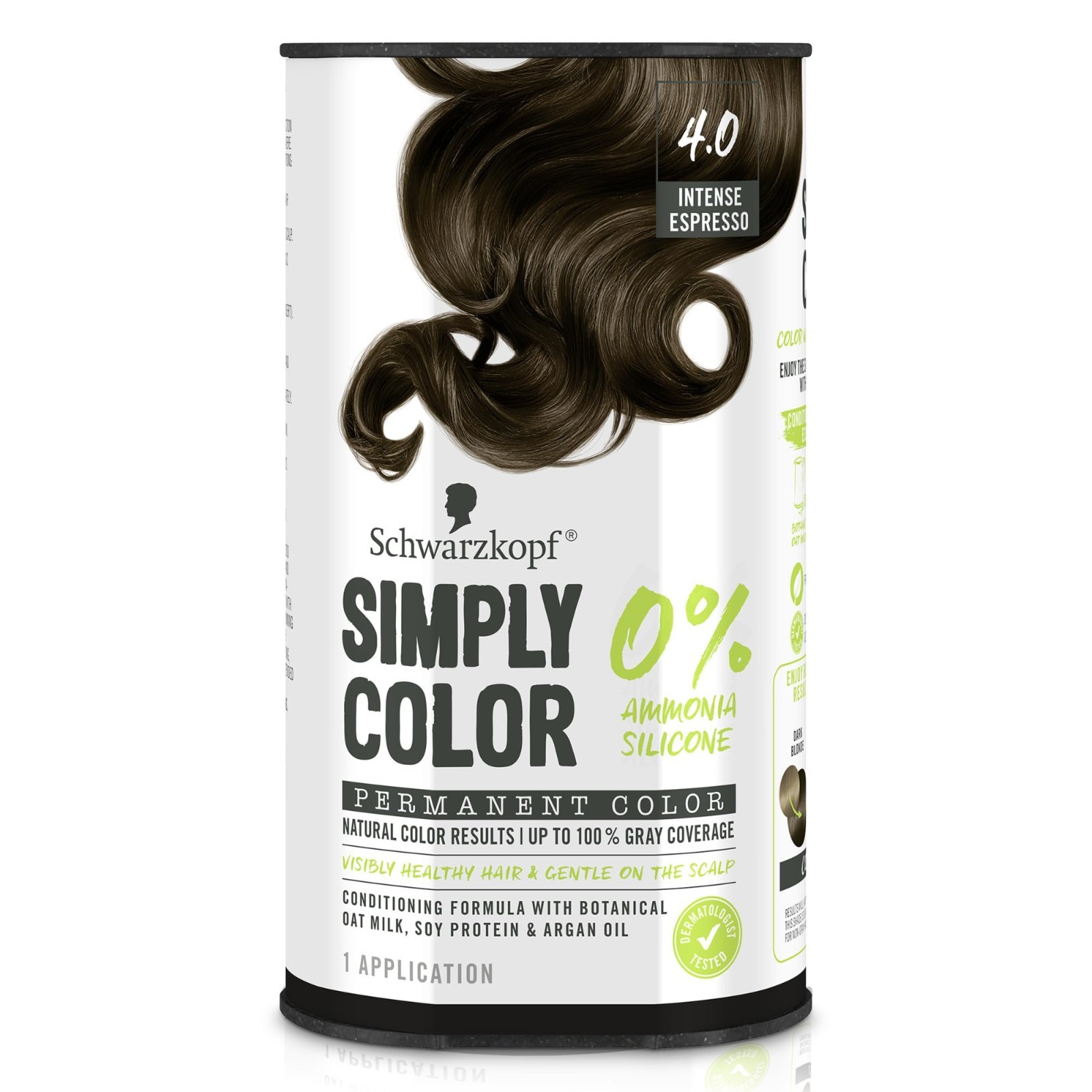 Permanent Hair Dye, 4.0 Intense Espresso