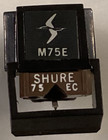 SHURE M75E CARTRIDGE AND GENUINE SHURE N75EC STYLUS WITH DROP DOWN NEEDLE GUARD