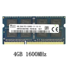 For SKHynix 4GB DDR3 1600MHz PC3-12800S 1.5V SO-DIMM CL11 Notebook Laptop Memory