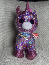 Ty Flippables ❤️ SPARKLE The Sequin Unicorn 11" Medium Glitter Eyes New MWMT's