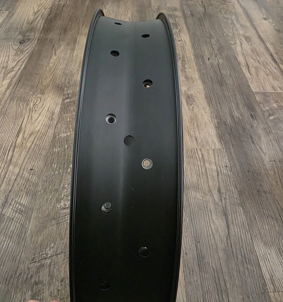  20x4 (80mm)Ebike Rim - 36H - Double Layer - Black - NEW - Image 3 of 4