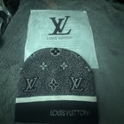 Louis Vuitton Monogram Beanie Hat Men’s One Size Black & White Designer — photo 2