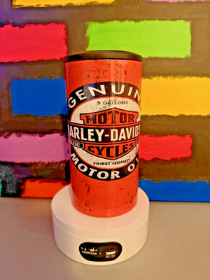 Mechanic Inspired 14 oz. 4 in 1 Stainless Steel Tumbler/Can Cooler- Harley David
