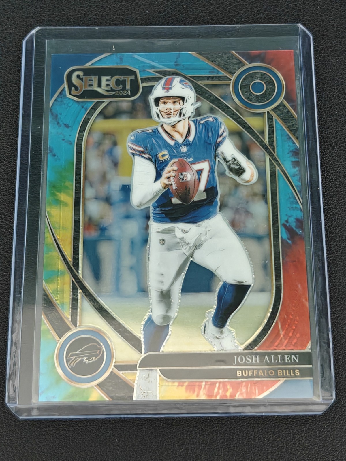 2024 Panini Select Josh Allen Tie Dye Club Level #1/25 Bills