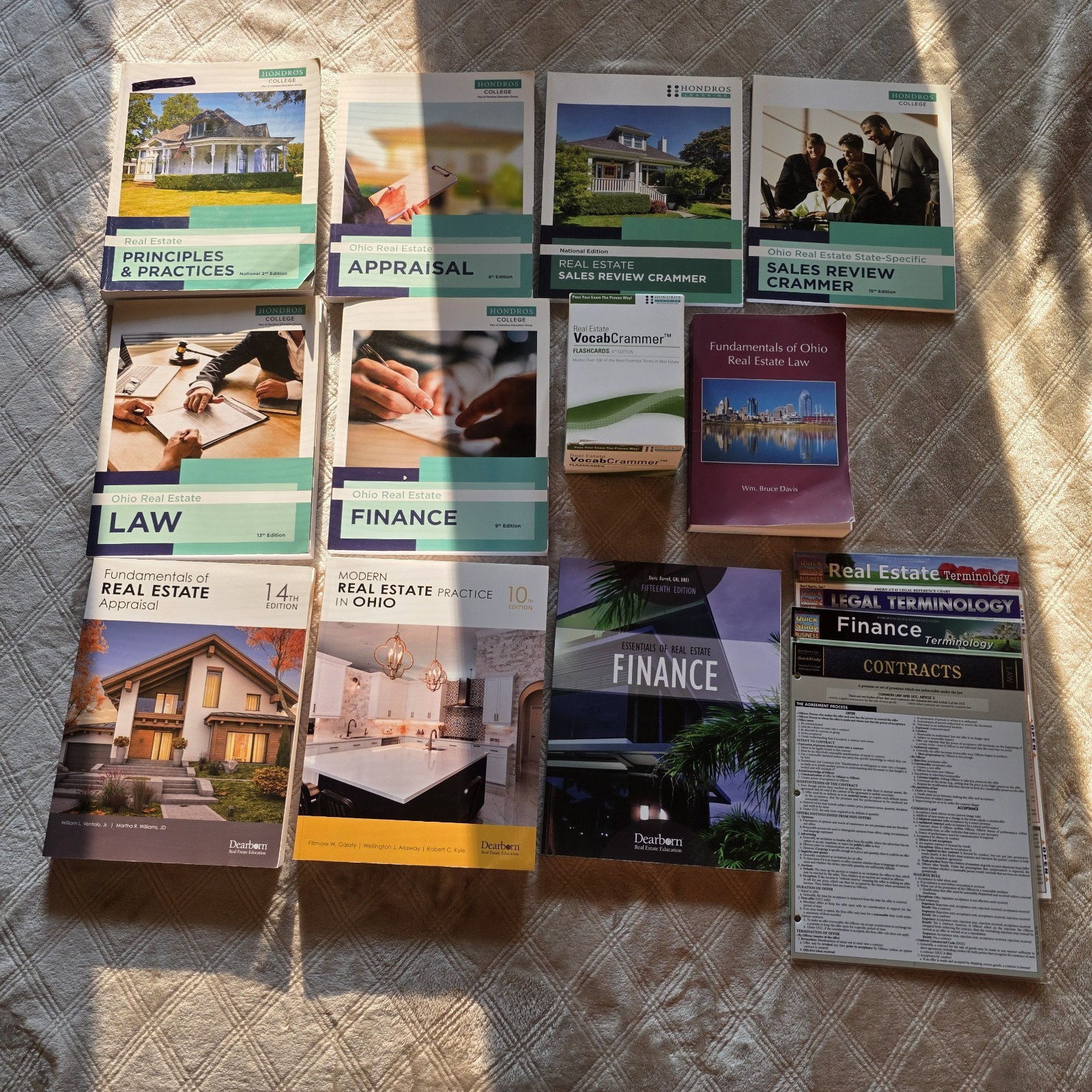 Hondros/Dearborn College Real Estate (OHIO) Books 9 Flashcards Wm. Bruce Davis